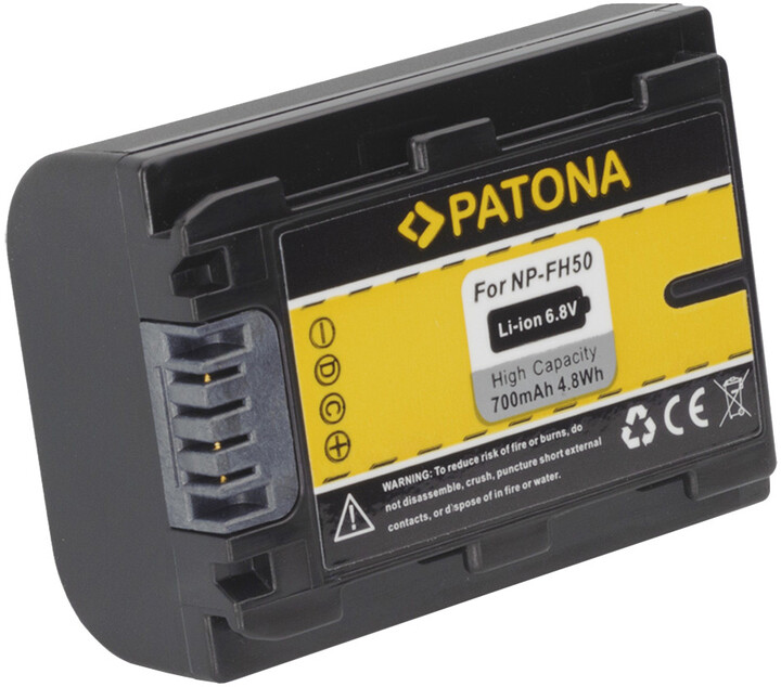 Patona baterie pro Sony NP-FH50 700mAh Li-Ion_1671359619