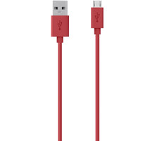 Belkin Mixit USB/microB, 2m, červená_2109333925