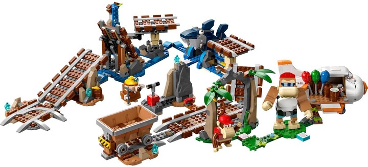 LEGO® Super Mario™ 71425 Diddy Kongova jízda v důlním vozíku – rozšiřující set_436085249