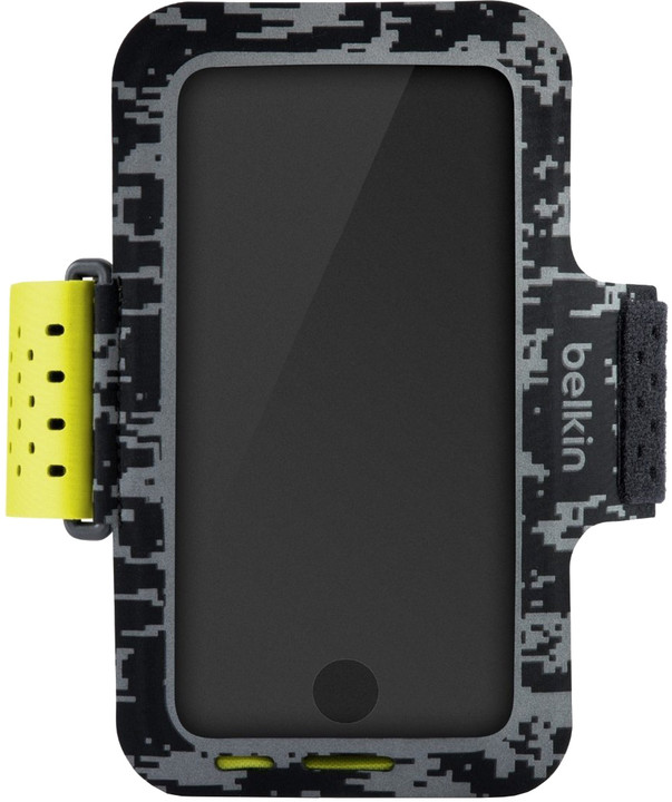 Belkin sportovní pouzdro SportFit Pro - iPhone 8+/7+/6+/6s+, černo-šedé-žluté_2110559709