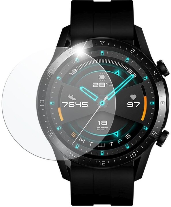 FIXED ochranné sklo pro Huawei Watch GT 2 (46 mm), 2ks, čirá_1657213003