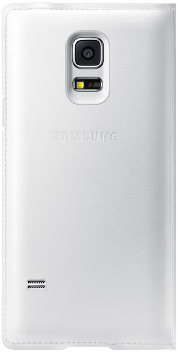 Samsung flipové pouzdro EF-FG800B pro Galaxy S5 mini, bílá_461345800