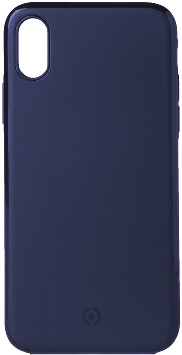 CELLY GHOSTSKIN zadní magnetický TPU kryt pro Apple iPhone X, kompatibilní s GHOST držáky, modrý_1511807763