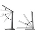 IMMAX LED stolní lampička Kingfisher, Qi nabíjení, černá_28784975