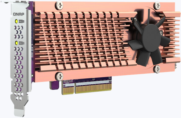 QNAP QM2-2P-384A - pro disky 2x SSD M.2 22110/2280 PCIe, (Gen3 x4)_764775300