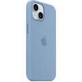 Apple Silikonový kryt s MagSafe pro iPhone 15, ledově modrá_566768679