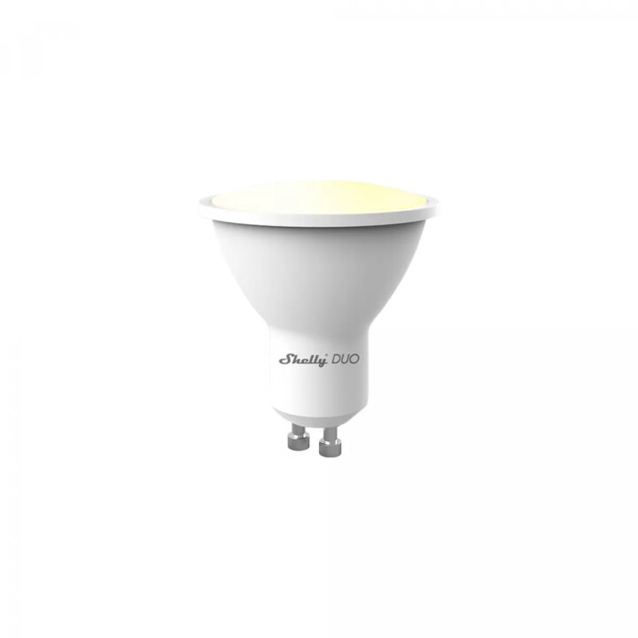 Shelly DUO, stmívatelná žárovka 475 lm, závit GU10, nastavitelná teplota bílé, WiFi_2091355148