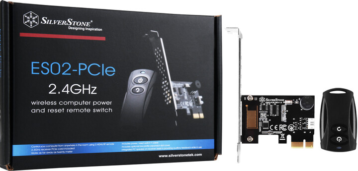 SilverStone ES02-PCIe 2.4G, dálkové ovládání PC_1227888883