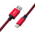 CableMod Classic Coiled Cable, USB-C/USB-A, 1,5m, Republic Red_1327351385