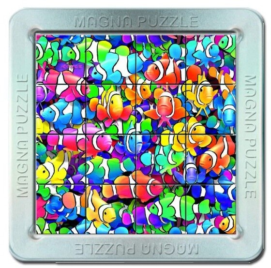 Puzzle Piatnik Rybičky, magnetické, 3D, 16 dílků_1391313289