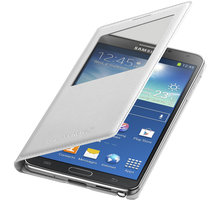Samsung EF-CN900BW flip S-view pouzdro pro Note 3, bílá_1928084340