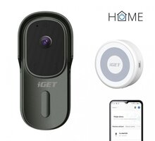 iGET HOME Doorbell DS1, antracit + Chime CHS1_98712839