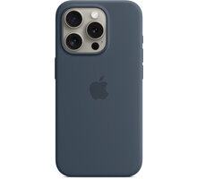 Apple Silikonový kryt s MagSafe pro iPhone 15 Pro, bouřkově modrá MT1D3ZM/A