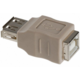 PremiumCord USB redukce A-B, F/F