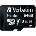 Verbatim MicroSDXC 64GB (Class 10) + SD adaptér_53680033
