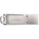 SanDisk Ultra Dual Drive Luxe USB-C 128GB, stříbrná Poukaz 200 Kč na nákup na Mall.cz