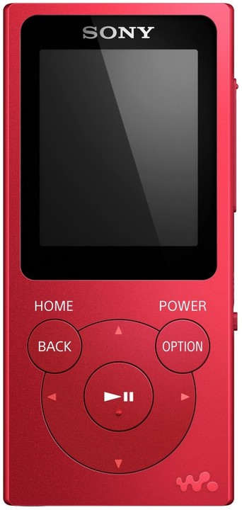 Sony NWZ-E394, 8GB, červená_358051809