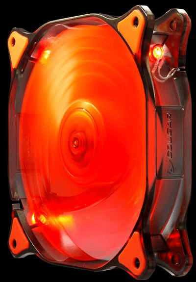 Cougar D14HB-R, LED červená, 140mm_140585254