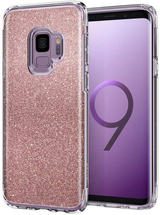 Spigen Slim Armor Crystal Glitter pro Samsung Galaxy S9, rose_201213420