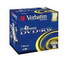 Verbatim DVD+RW 4x 4,7GB 10ks_137650030