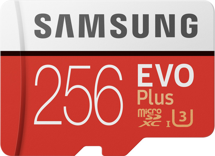 Samsung Micro SDXC EVO Plus 256GB UHS-I U3 + SD adaptér_1528657001