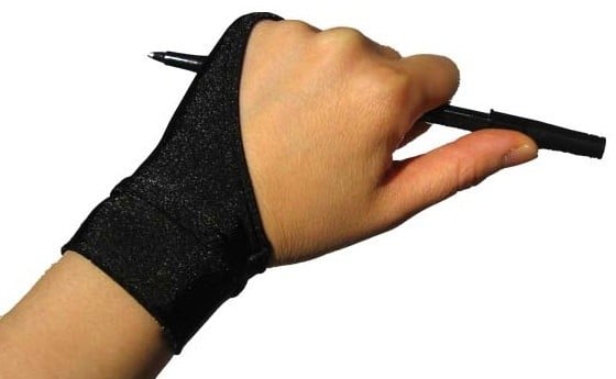 Wacom rukavice SmudgeGuard 1, velikost S, černá_1596491578
