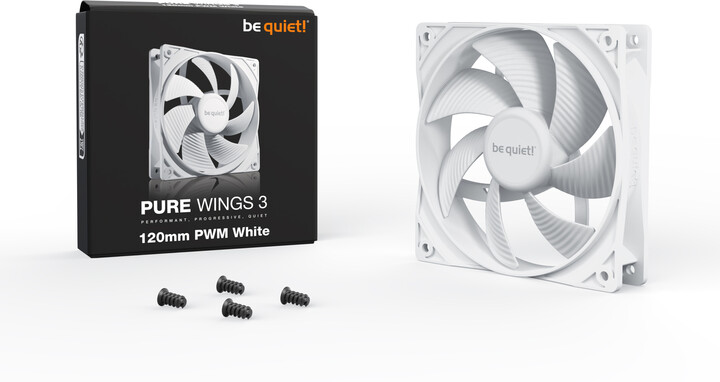 Be quiet! Pure Wings 3 White, 120mm_1619124558