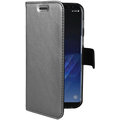 CELLY Air ultratenké pouzdro typu kniha pro Samsung Galaxy S8 Plus, PU kůže, stříbrné_269582235
