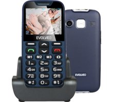 Evolveo EasyPhone XD s nabíjecím stojánkem, Blue_967255955