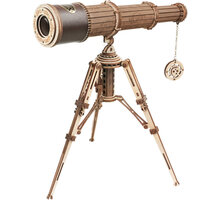 Stavebnice RoboTime Pirátský dalekohled, dřevěná O2 TV HBO a Sport Pack na dva měsíce
