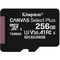 Kingston Micro SDXC Canvas Select Plus 100R 256GB 100MB/s UHS-I Poukaz 200 Kč na nákup na Mall.cz + O2 TV HBO a Sport Pack na dva měsíce