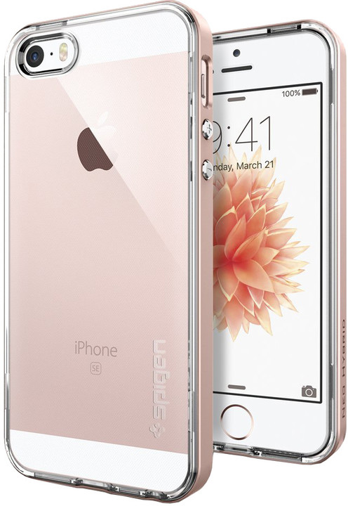 Spigen Neo Hybrid kryt pro iPhone SE/5s/5, růžovozlatá_586293912