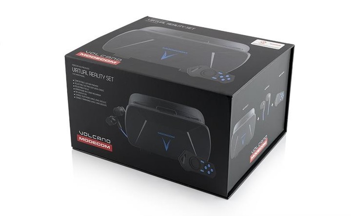 Modecom VOLCANO Blaze sada 3D/VR pro smartphony (brýle, Pad, sluchátka)_1911071270
