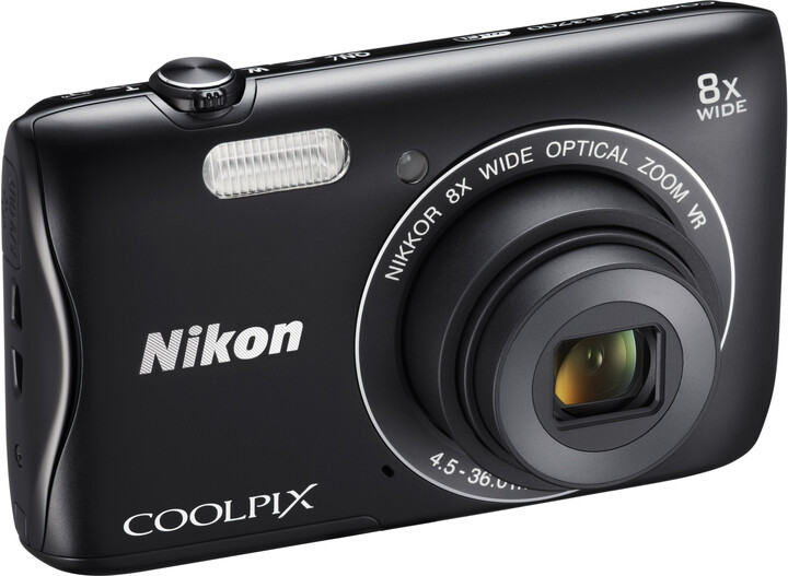 Nikon Coolpix S3700, černá + 8GB SD + pouzdro_1751093021