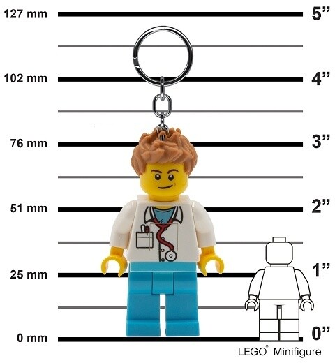 Klíčenka LEGO Iconic Doktor, svítící figurka_528519658