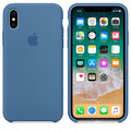 Apple silikonový kryt na iPhone X, džínově modrá_1649742426