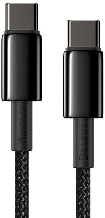 BASEUS kabel USB-C - USB-C, rychlonabíjecí, datový, 100W, 1m, černá_101748661
