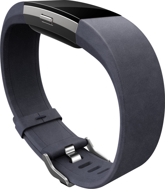Google Fitbit Charge 2 Accessory Band kožený L, indigo_162545140