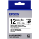 Epson LabelWorks LK-4WBQ, páska pro tiskárny etiket, 12mm, 5m, černo-bílá_1845415065