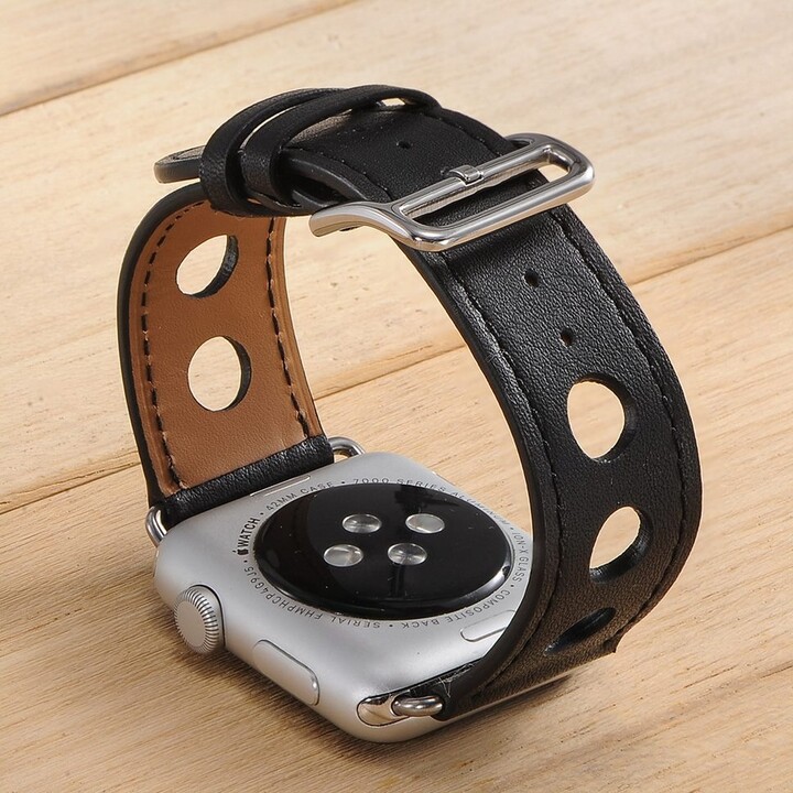 COTEetCI kožený řemínek Fashion pro Apple Watch, 38/40/41 mm, černá_760669791