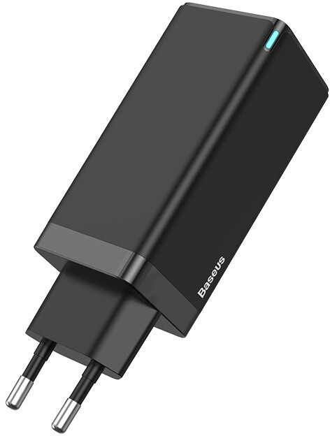 Baseus cestovní nabíječka GaN, 2xUSB-C, USB-A, 60W, černá_812824692