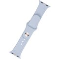 FIXED silikonový řemínek pro Apple Watch 42/44/45mm, 2 délky, světle modrá_1515317395
