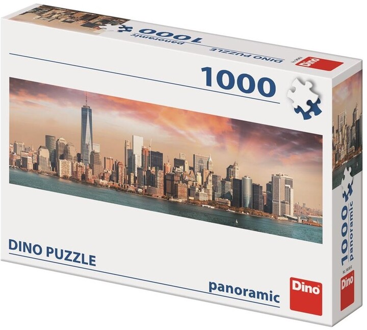 Puzzle Dino Manhattan za soumraku, 1000 díků