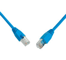 Solarix Patch kabel CAT6 SFTP PVC 1m modrý snag-proof_815476460