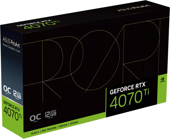 ASUS ProArt GeForce RTX 4070 Ti OC edition, 12GB GDDR6X_1605709167