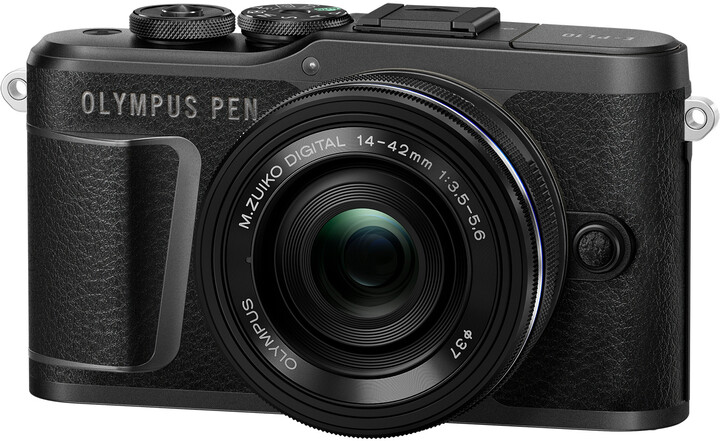 Olympus E-PL10 + 14-42mm, černá/černá, Pancake Zoom Kit