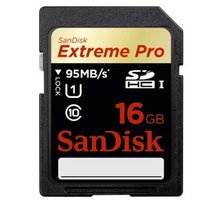 SanDisk SDHC Extreme Pro 16GB 95MB/s UHS-I U3_1121696070