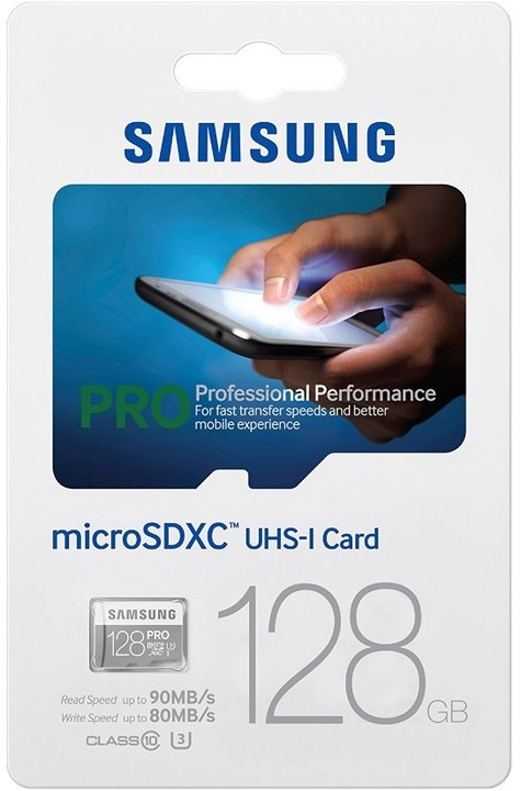 Samsung Micro SDXC PRO 128GB UHS-I U3_1617472485