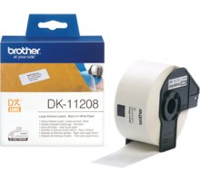 Brother DK-11208 (papírové/široké adresy - 400ks) 38x90mm DK11208
