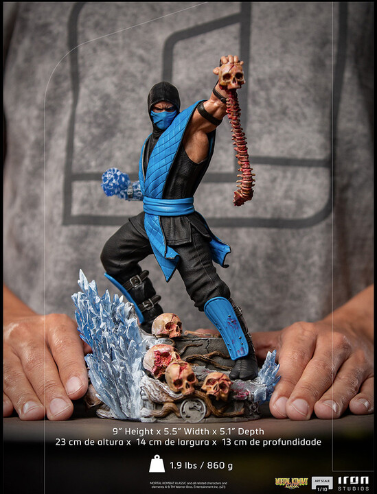 Figurka Iron Studios Mortal Kombat - Sub-Zero Art Scale, 1/10_627413341